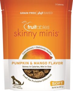 Manna Pro - Fruitables Skinny Minis Soft Chew Dog Treat - Pumpkin/Mango - 5 oz