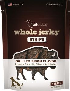 Manna Pro - Fruitables Whole Jerky Strips - Grilled Bison - 5 oz
