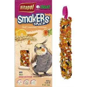 A&E Cage Company - A&E Treat Stick Cockatiel Twin Pack - Fruit - 2 Pack
