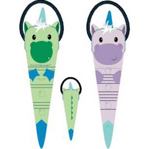 Charming Pet Products - Reversible Tuggerz Unicorn/Dragon Toy - Green - XLargearge