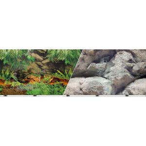 Blue Ribbon Pet Products - Background Double - Sided Rainforest/Boulders - 12In X 50Ft