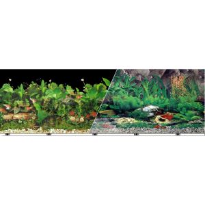 Blue Ribbon Pet Products - Background Double - Sided Tropical Freshwater - 12In X 50Ft
