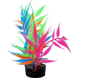 Blue Ribbon Pet Products - Color Burst Florals Needle Leaf Multi - Glow