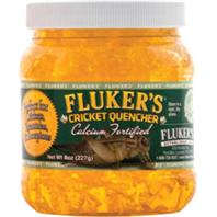 Flukers - Cricket Quencher Calcium Fortified - Orange - 8 Ounce