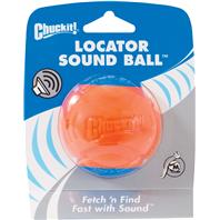 Canine Hardware - Chuckit! Locator Sound Ball - Blue / Orange - Medium