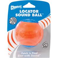 Canine Hardware - Chuckit! Locator Sound Ball - Blue / Orange - Large
