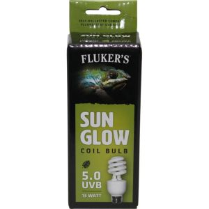 Flukers - Sun Glow Coil Bulb Tropical 5.0 Uvb - 13 Watt