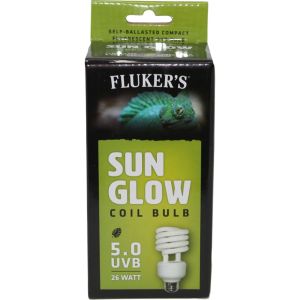 Flukers - Sun Glow Coil Bulb Tropical 5.0 Uvb - 26 Watt