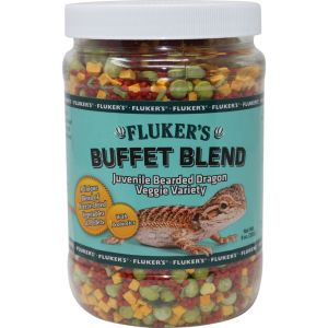 Flukers - Buffet Blend Juvenile Bearded Dragon - Veggie Variety - 9.9  oz