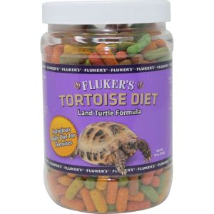 Flukers - Tortoise Diet Large Pellet - 10  oz