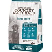 Grandma Mae S Country Nat - Country Naturals Grain Free Lid Large Breed Dog - Turkey - 14Lb
