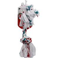Mammoth Pet Products - Flossy Chews Color Rope Bone Dog Toy - Multicolored - 14 Inch / Large