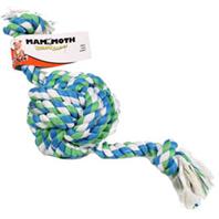 Mammoth Pet Products - Flossy Chews Monkey Fist Ball W/Rope Ends Dog Toy - Multicolored - 25 In / Colossal