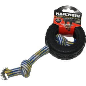 Mammoth Pet Products - Tirebiter II With Rope - Black - Small
