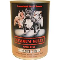Replenish Pet  - Maximum Bully Canned Dog Food - Chicken / Beef - 13.2 Ounce
