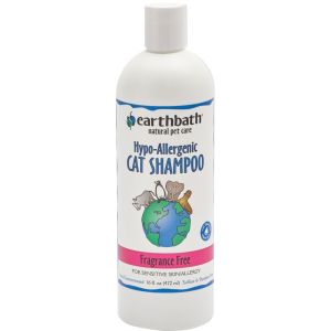 Earthwhile Endeavors - Earthbath Cat Shampoo Hypoallergenic - Fragrance Free - 16 oz