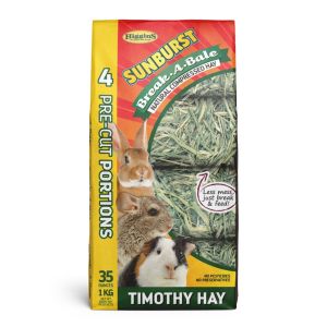 Higgins Premium Pet Foods - Sunburst B - A - B Natural Compressed Timothy Hay - 35  oz