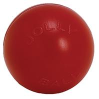 Jolly Pets - Push-N-Play Ball - Red - 6 In