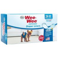 Four Paws - Wee Wee Diaper Garment Pads - White