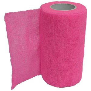 Animal Supplies International - Wrap-It-Up Flex Bandage - Hot Pink - 4 Inch x 5 Yard