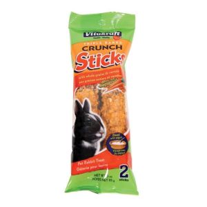 Vitakraft Pet Products - Triple Baked Crunch Sticks - Rabbit - Grains/Carrot - 3  oz/2 Pack