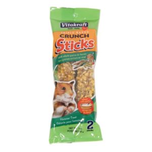 Vitakraft Pet Products - Crunch Sticks Honey Flavored With Yogurt - Hamster - Grain/Honey - 3  oz/2 Pack