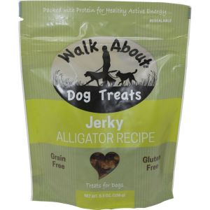Walkabout Pet Treats - Walk About Grain Free Dog Jerky - Alligator - 5.5 oz