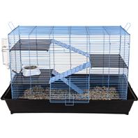 Ware Manufacturing  Bird / Small Animal - Critter Ware Mess Resistant Cage - Blue - 35 Inch