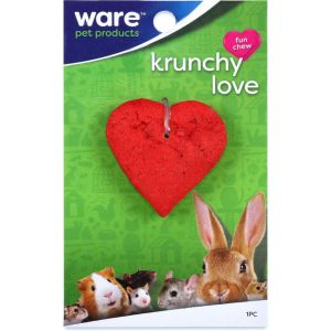 Ware - Bird/Sm An -Critter Ware Krunchy Love -Red
