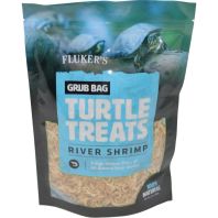 Flukers -Grub Bag Turtle Treat - Shrimp - 6 Oz