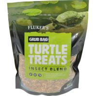 FLUKERS -GRUB BAG TURTLE TREAT-INSECT BLEND-12 OZ