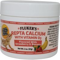 Flukers -Repta Calcium With D3Â  - Strawberry/Banana - 2 Oz