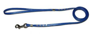 Leather Brothers - 1/4" X 4' Majestic Jeweled Vinyl Lead - Blue