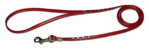 Leather Brothers - 1/4" X 4' Majestic Jeweled Vinyl Lead - Red