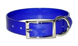 Leather Brothers - 1" Regular SunGlo Collar - Blue - 25" Length