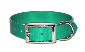 Leather Brothers - 1" Regular SunGlo Collar - Green - 17" Length