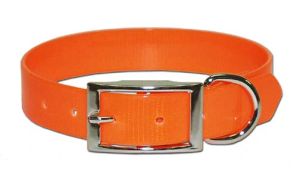 Leather Brothers - 1" Regular SunGlo Collar - Orange - 21" Length
