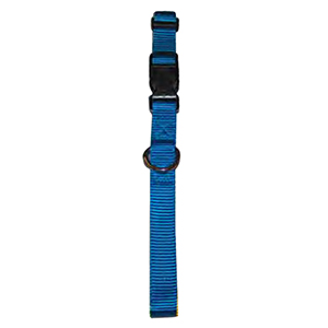 Leather Brothers - 5/8" Kwik Klip Adjustable Collar - 10-14" Length - Blue
