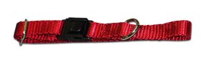 Leather Brothers - 3/8" Kwik Klip Adjustable Collar - 7-10" Length - Red