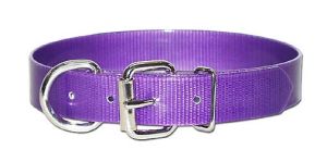 Leather Brothers - 1" Dee-In-Front SunGlo Collar - Purple - 23" Length