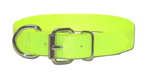 Leather Brothers - 1" Dee-In-Front SunGlo Collar - Yellow - 19" Length