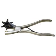 Partrade - Pro Revolving Leather Punch - Silver - 9 Inch