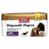 Bramton - Pupsters Disposable Diaper - White - Large - 12 Pack
