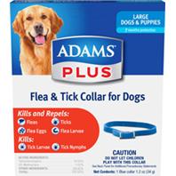 Farnam Pet - Adams Plus Flea & Tick Collar For Dogs -  Large