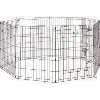 Midwest Container -Contour Exercise Pen With Door - Black - 30In