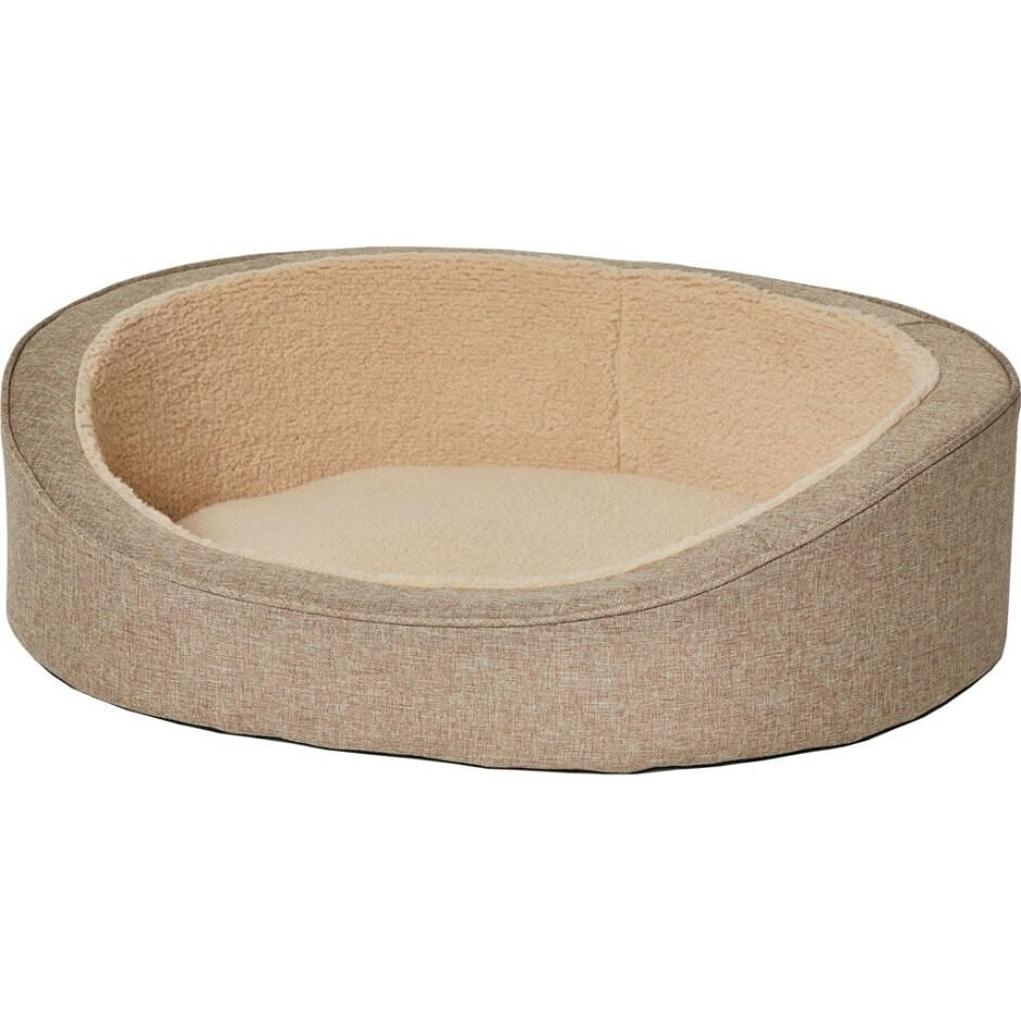Midwest Homes For Pets - Quiet Time Deluxe Hudson Pet Bed - Tan - Small