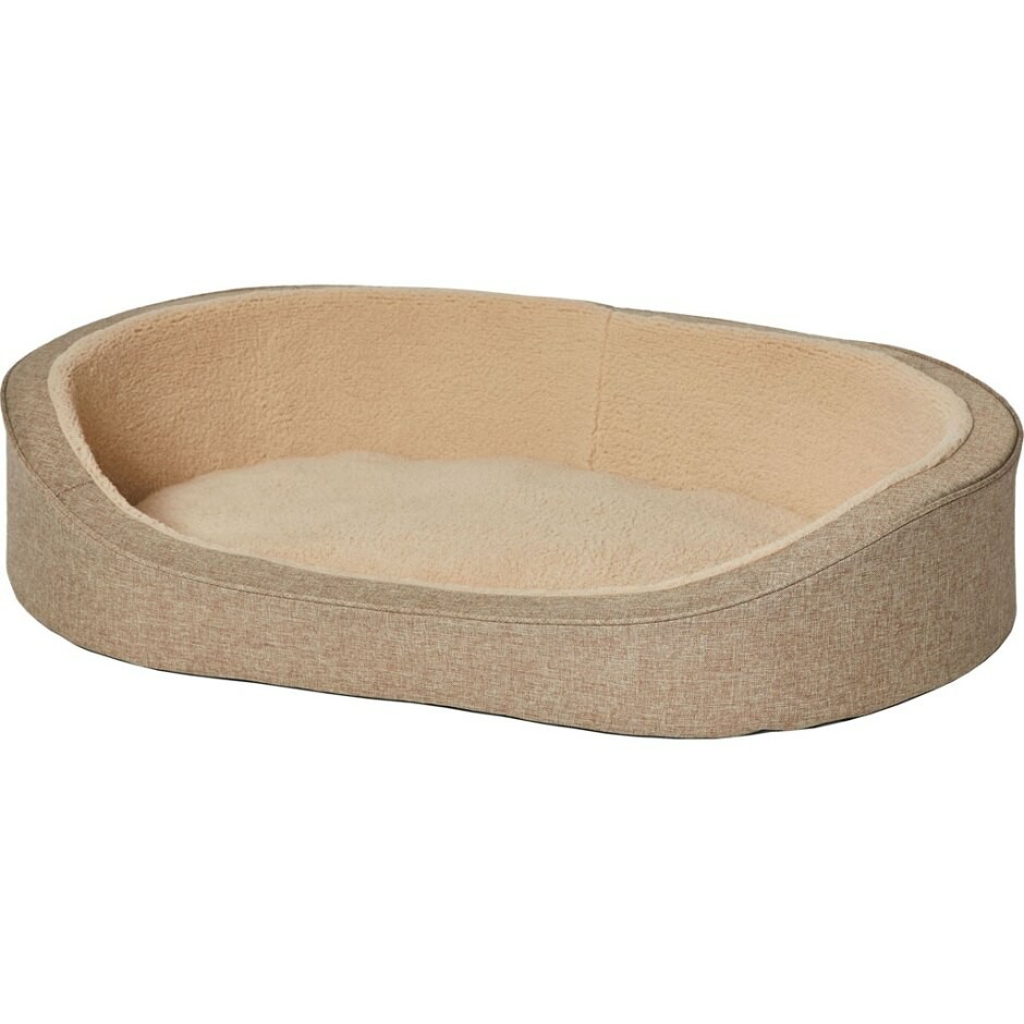 Midwest Homes For Pets - Quiet Time Deluxe Hudson Pet Bed - Tan - Medium