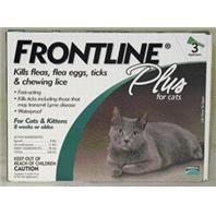 F.C.E. - Frontline Plus For Cats - 3 Pack