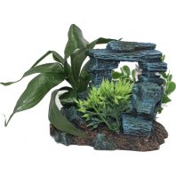 Blue Ribbon Pet Products -Exotic Environments Rock Arch with Plants - Small