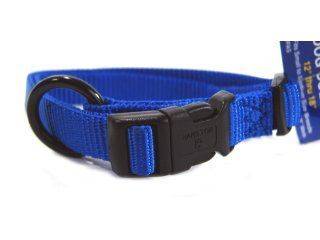 Hamilton Pet - Adjustable Nylon Dog Collar - Blue - 0.63 Inch x 12-18 Inch